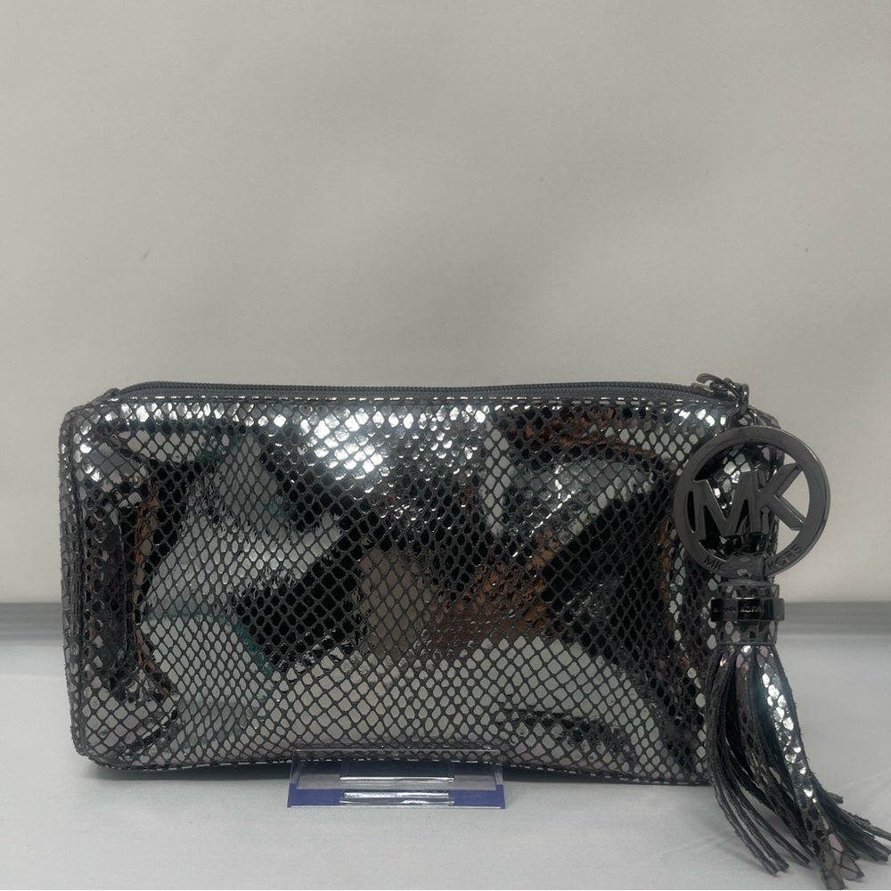 Michael Kors  Snake Print Cosmetic Bag